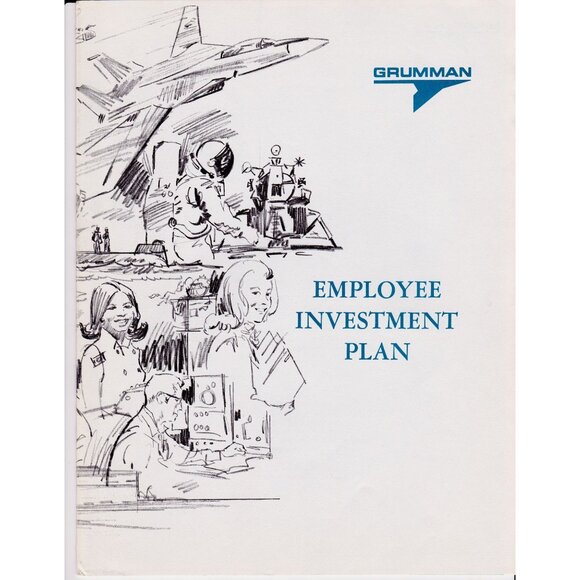 Grumman Employee Investment Plan 1969 | Aerospace Stock Program Booklet - Picture 1 of 8